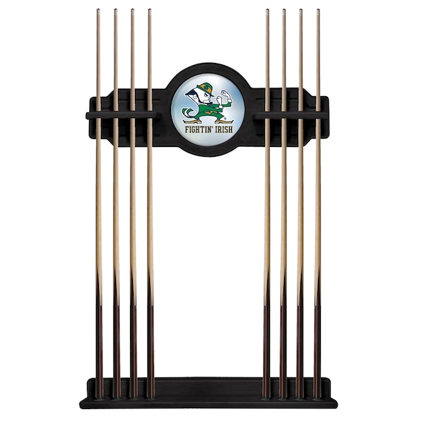 Notre Dame Leprechaun Cue Rack in Black Finish